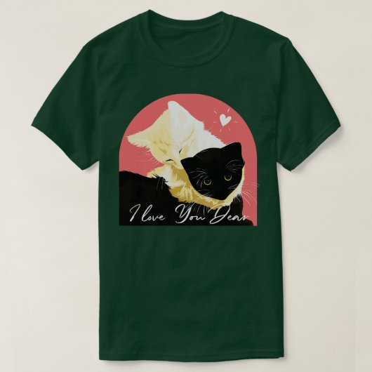 I Liebe Katze 10 T-Shirt (Design vorne)