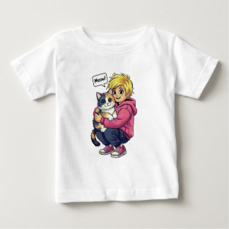 I Liebe Katze Baby T-shirt