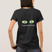 I Liebe Katze T-Shirt (Rückseite)