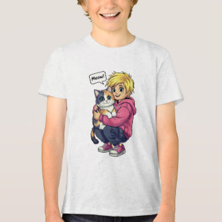 I Liebe Katze Tri-Blend Shirt