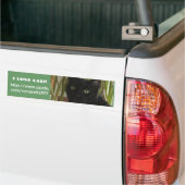 I Liebe-Katzen! Autoaufkleber (Auf Lkw)