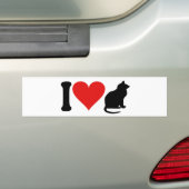 I Liebe-Katzen * Autoaufkleber (Auf Auto)