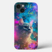 I Liebe Katzen Case-Mate iPhone Hülle (Rückseite)