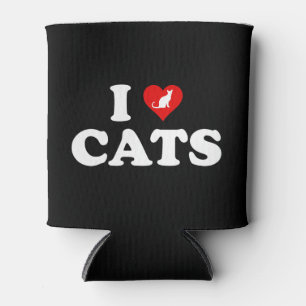 I Liebe Katzen Dosenkühler