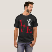 I Liebe Katzen - Dunkles farbiges T-Shirt (Vorne ganz)