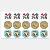 I Liebe Katzen Etiketten (Blatt)