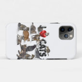 I Liebe Katzen 😻 Fall Case-Mate iPhone Hülle (Rückseite (Horizontal))