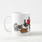 I Liebe Katzen Kaffeetasse (Links)