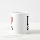 I Liebe-Katzen Kaffeetasse (Mittel)