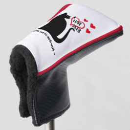 I Liebe Katzen - Menschen sind zu viel Arbeit (V1) Golf Headcover