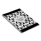 I Liebe Katzen Notebook Notizblock (Rechte Seite)