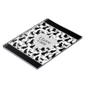 I Liebe Katzen Notebook Notizblock (Linke Seite)