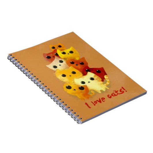 I Liebe Katzen Notizblock (Rechte Seite)