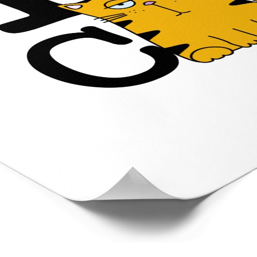 I Liebe Katzen Poster (Ecke)