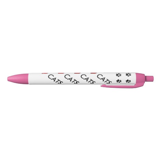 I Liebe-Katzen-Stift Kugelschreiber (Unterseite)