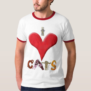 I Liebe-Katzen T-Shirt