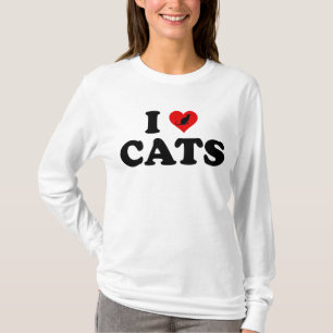 I Liebe Katzen T-Shirt