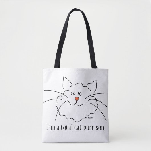 I Liebe Katzen Tasche (Vorderseite)
