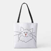 I Liebe Katzen Tasche (Rückseite)