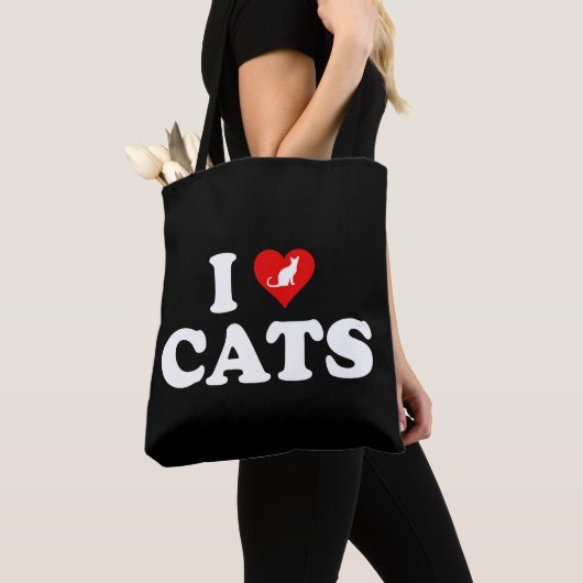 I Liebe Katzen Tasche (Von Nahem)