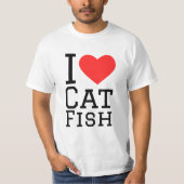 I Liebe Katzenfisch T-Shirt (Vorderseite)