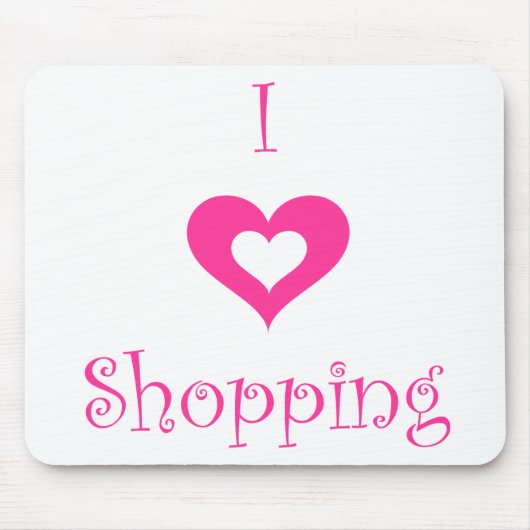 I Liebe-kaufenmausunterlage Mousepad (Vorne)