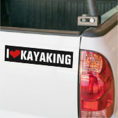 I LIEBE KAYAKING AUTOAUFKLEBER (Auf Lkw)