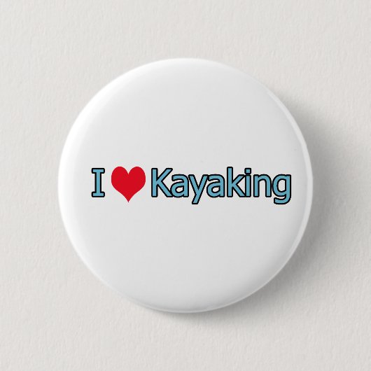 I Liebe-Kayaking Logo Button (Vorderseite)