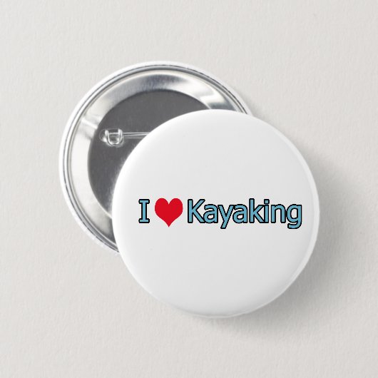 I Liebe-Kayaking Logo Button (Vorne & Hinten)