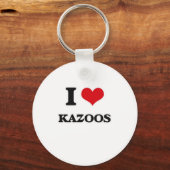 I Liebe Kazoos Schlüsselanhänger (Vorderseite)