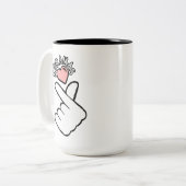 I Liebe KDramas Zweifarbige Tasse (Vorderseite Links)