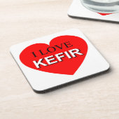 I Liebe Kefir Getränkeuntersetzer (Linke Seite)