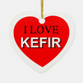 I Liebe Kefir Keramikornament (Vorne)
