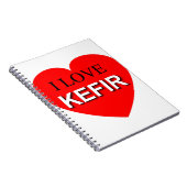 I Liebe Kefir Notizblock (Rechte Seite)