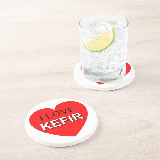 I Liebe Kefir Untersetzer (Seite)