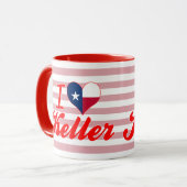 I Liebe Keller, Texas Tasse (Vorderseite Links)