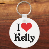 I Liebe Kelly Schlüsselanhänger (Vorderseite)