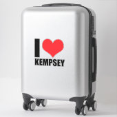 I Liebe Kempsey Aufkleber (Koffer)