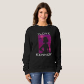 I Liebe Kennedy Sweatshirt (Vorne ganz)