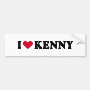 I LIEBE KENNY AUTOAUFKLEBER