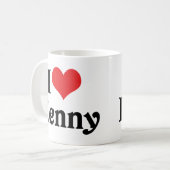 I Liebe Kenny Kaffeetasse (Vorderseite Links)