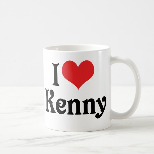 I Liebe Kenny Kaffeetasse (Rechts)