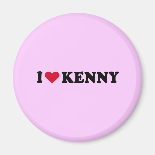 I LIEBE KENNY MAGNET (Vorne)
