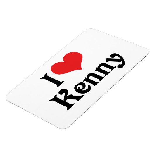 I Liebe Kenny Magnet (Linke Seite)