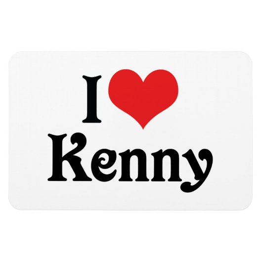 I Liebe Kenny Magnet (Horizontal)
