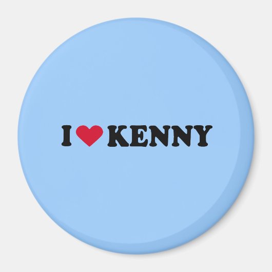 I LIEBE KENNY MAGNET (Vorne)