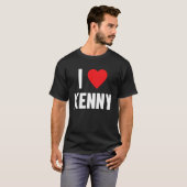 I Liebe Kenny T-Shirt (Vorne ganz)