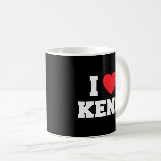 I Liebe Keno Kaffeetasse (VorderseiteRechts)