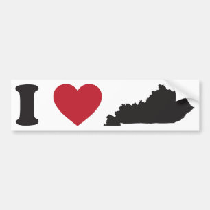 I Liebe Kentucky Autoaufkleber