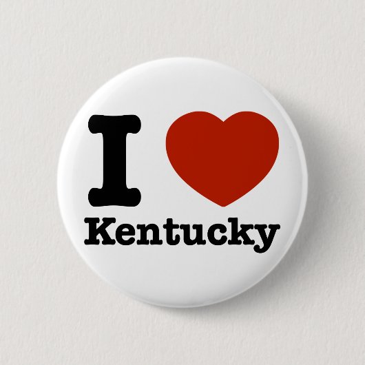 I Liebe Kentucky Button (Vorderseite)